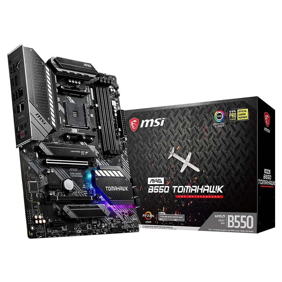 Does the MSI MAG B550 Tomahawk have PCIe 4.0?